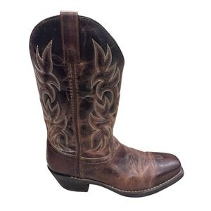 Laredo Breakout Western Cowboy Boot 68354 Distressed Rust Leather Brown Men 9.5D